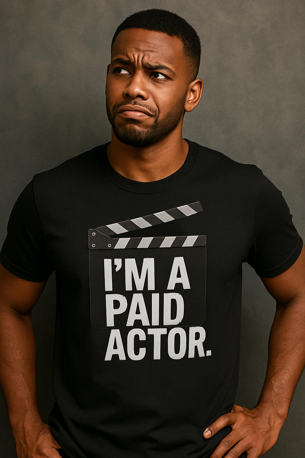 I’m A Paid Actor” Tee – Because Life Is Just One Big Roleplay